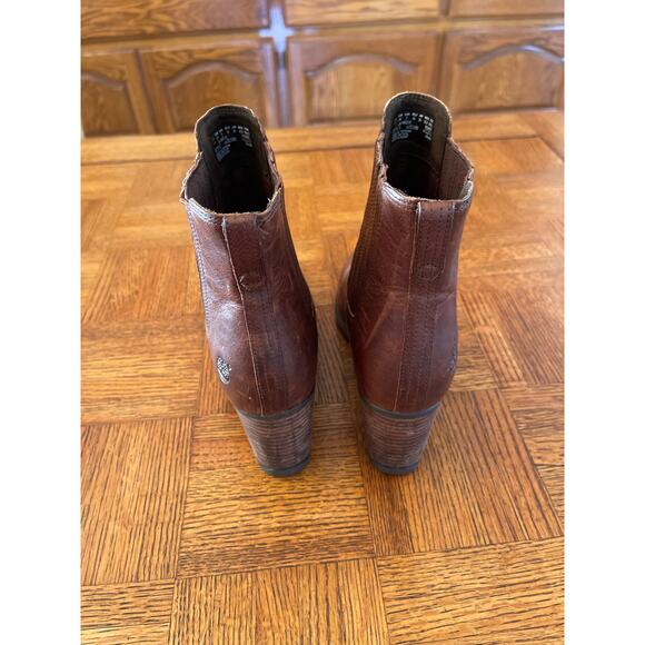 Timberland Atlantic Heights Covered Gore Chelsea Boots in brown leather. 9 - Picture 3 of 10